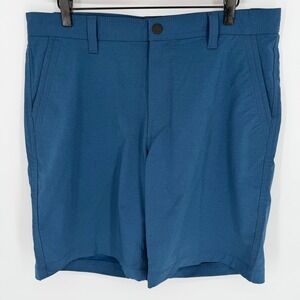 G H Bass 34x10 Explorer Performance Shorts Blue Hybrid Golf Hiking Gorpcore Tech